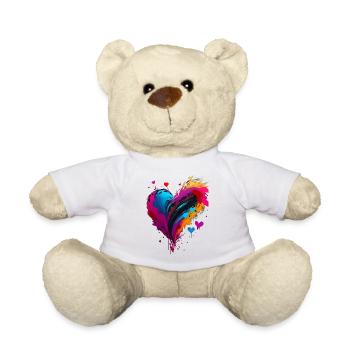 Herz - Teddy - Weiß - Vorne