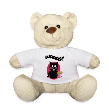 Filme Katze Popcorn Statement Theater Streaming - Teddy - Weiß - Vorne