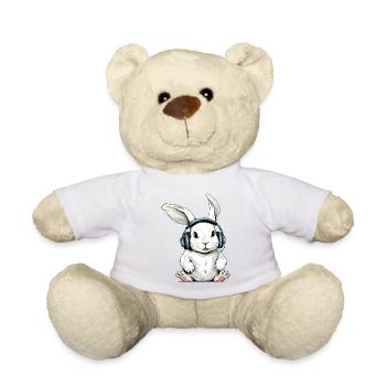 Crap le lapin audiophile - Nounours - blanc - Devant