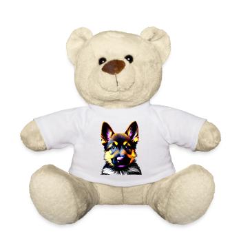 Chiot Berger Allemand Propriétaire Chien - Nounours - blanc - Devant