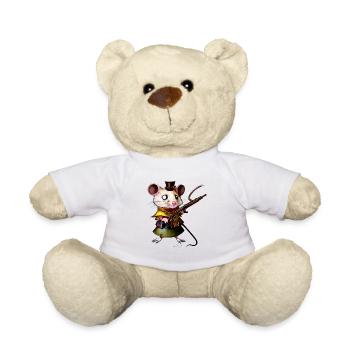Steam Maus - Teddy - Weiß - Vorne