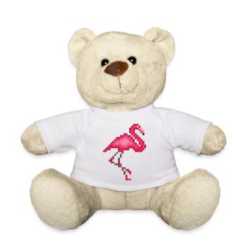 Flamingo - Teddy - Weiß - Vorne