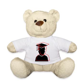 Student Diploma 2 - Teddy Bear - white - Front