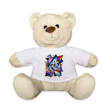 Graffiti - Nounours - blanc - Devant