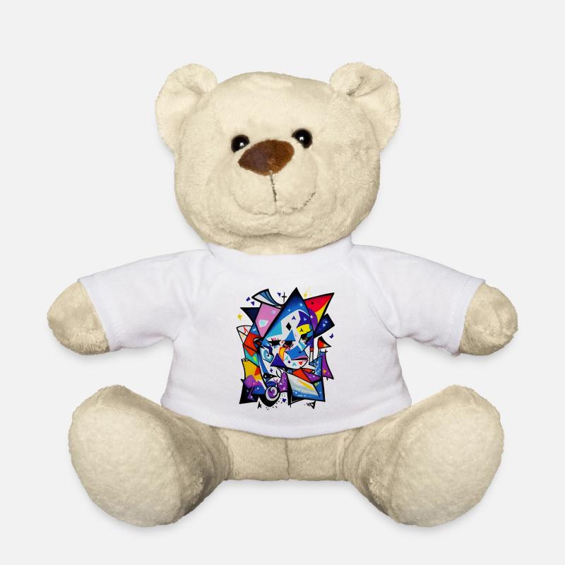 Graffiti - Teddy - Weiß