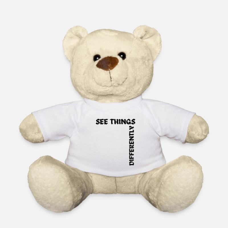 See things differently - Teddy Bear - white