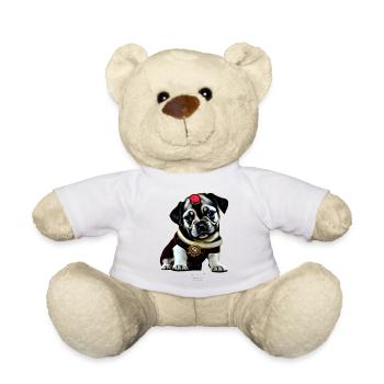 Steampunk - Dog - Teddy - Weiß - Vorne