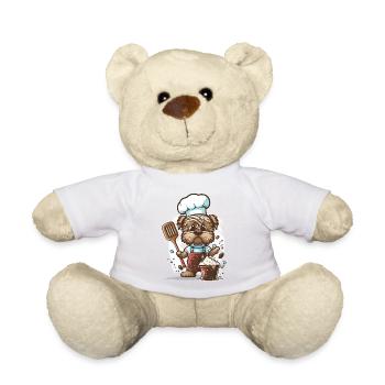Pooch in the Kitchen - Teddy Bear - white - Front