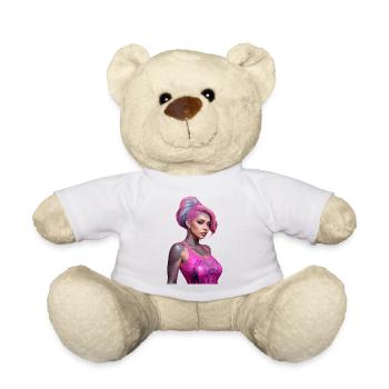 Anime - Teddy Bear - white - Front
