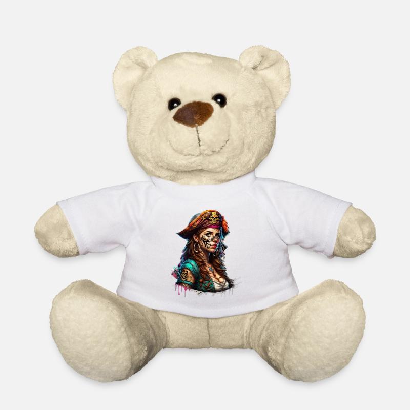 Piratinn - Teddy Bear - white