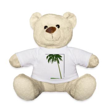 Palmier dans le cadre | palmier dans le cadre - Nounours - blanc - Devant