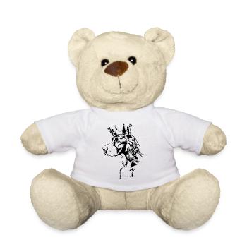 Irish Red and White Setter Crown Dogs Wilsigns - Teddy Bear - white - Front