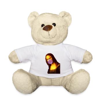 Mona Lisa Kaugummi Bubble - Teddy - Weiß - Vorne