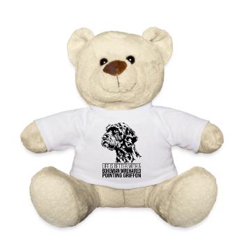 Bohême Griffon pointant la vie mieux - Nounours - blanc - Devant