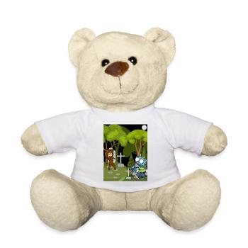 Cimetière des zombies - Nounours - blanc - Devant