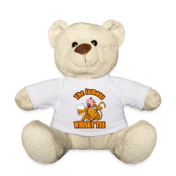 THE FAMOUS WHISKY TEE ! (dessin Graphishirts) - Nounours - blanc - Devant