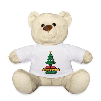 Christmas - Teddy Bear - white - Front