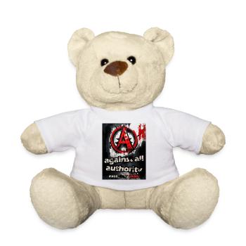 gegen jede Autorität außer meiner Mutter - Teddy - Weiß - Vorne