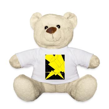 Zackenlicht Berge Kontrast - Teddy - Weiß - Vorne