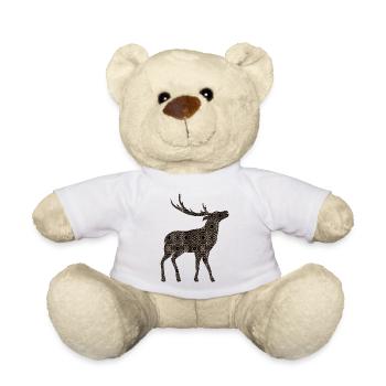 Cerf - Nounours - blanc - Devant