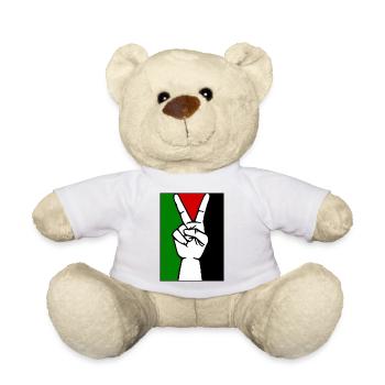Free palestine - Teddy Bear - white - Front