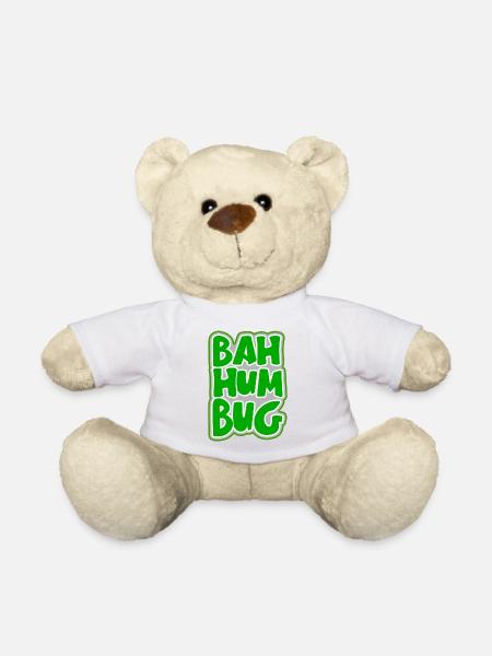 Bah Humbug - Teddy Bear - white