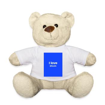 I love bitcoin - Teddy - Weiß - Vorne