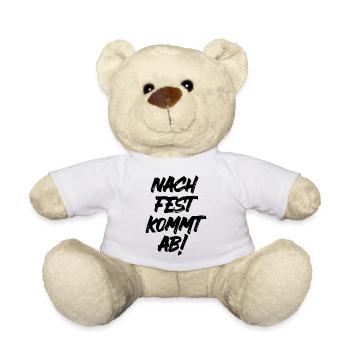 Nach Fest kommt ab! Lustiges Autoliebhaber Design - Teddy - Weiß - Vorne