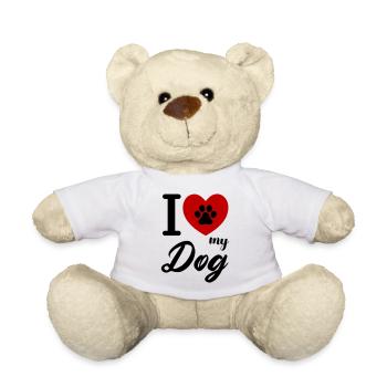 i love my dog - Teddy - Weiß - Vorne
