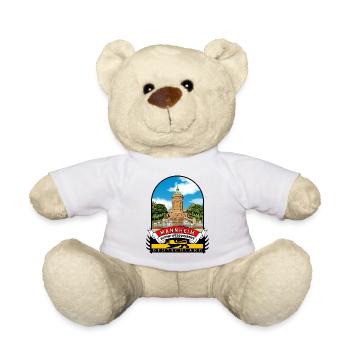 Deutschland Mannheim baden-wDeutürtemberg souvenir - Teddy - Weiß - Vorne