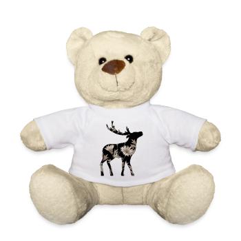 Hirsch - Teddy - Weiß - Vorne
