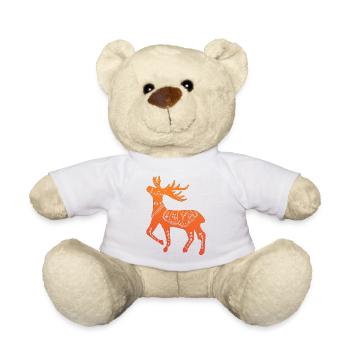 Schweden Schweden dalarna dala Pferd Pferd Frohe Weihnachten Elch - Teddy - Weiß - Vorne