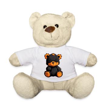 Kinder Teddybär guckt Süß - Teddy - Weiß - Vorne
