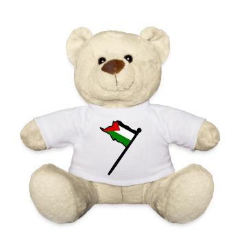 Free palestine - Nounours - blanc - Devant