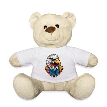Tête d’aigle - Nounours - blanc - Devant