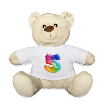 Birthday birthday party birthday gift born - Teddy Bear - white - Front