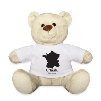 Frankreich. Urlaub. - Teddy - Weiß - Vorne