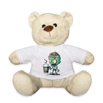 Les morts-vivants caféinés - Nounours - blanc - Devant