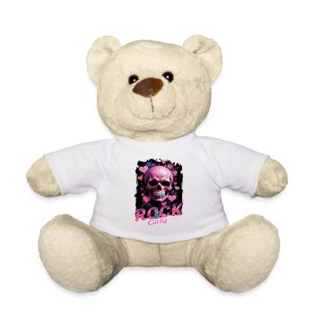 Rock & Girly - Teddy Bear - white - Front