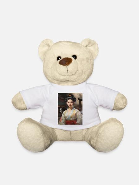 Manga Frau - Teddy - Weiß