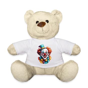 Horror Clown / Zirkus / lustig / Show / Halloween - Teddy - Weiß - Vorne