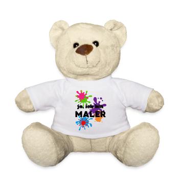 Ja ich bin Maler - Teddy - Weiß - Vorne