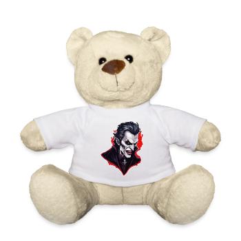 Vampir / Dracula / Blutsauger / Halloween / Mythos - Teddy - Weiß - Vorne