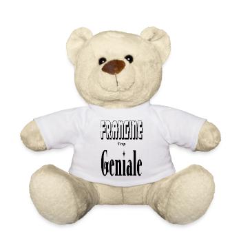 Frangine Trop Géniale Sœur - Nounours - blanc - Devant