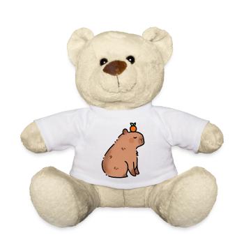 Kapibara Capybara Capibara - Nounours - blanc - Devant