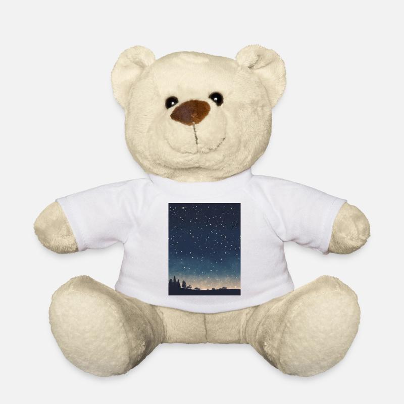 Starry sky - Teddy Bear - white