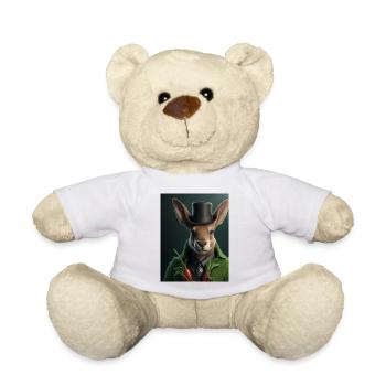 Patron de la mafia végétalien Gangster Bunny - Nounours - blanc - Devant
