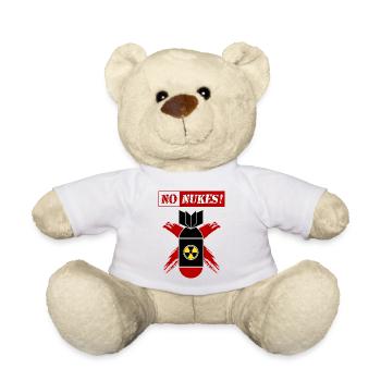 KEINE NUKES | Anti-Atomwaffen! - Teddy - Weiß - Vorne