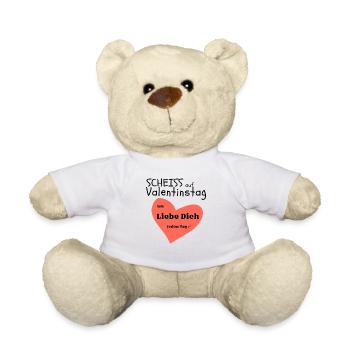 Valentinstag liebe Beziehung - Teddy - Weiß - Vorne
