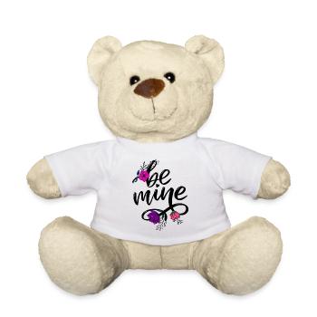 Belle femme peinture art visage femme colorée - Nounours - blanc - Devant